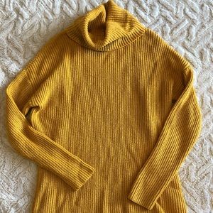 Halogen Mustard Yellow Turtleneck